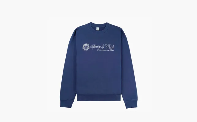 Одежда Sporty & Rich Sweatshirts WMNS «Navy» sinie