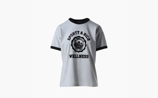 Одежда Sporty & Rich Wellness Club Ringer «Gray» serye