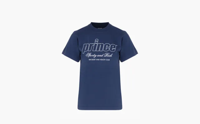 Одежда Sporty & Rich T-Shirt WMNS «Marine Blue» sinie