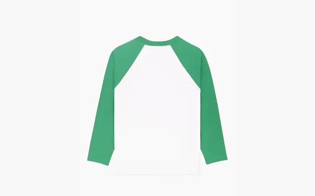 Одежда Sporty & Rich Ny Running Club Long-sleeve T-shirt «White Green» belye