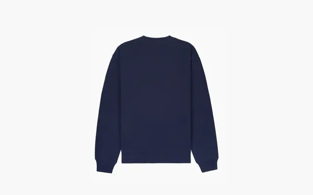 Одежда Sporty & Rich Motion Club logo-print Sweatshirt «Marine Blue» sinie