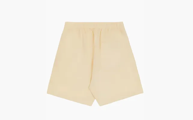 Одежда Sporty & Rich Avant Garde Logo Gym Short «Light Yellow» zhyeltye