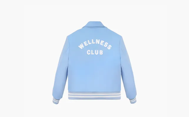  Sporty & Rich Wellness Club Corduroy Jacket «Blue» golubye