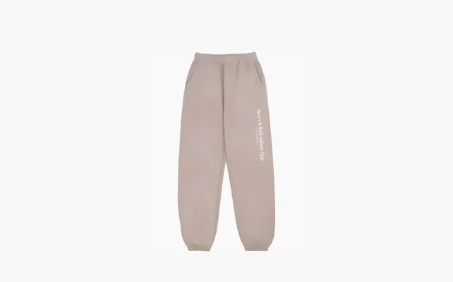 Одежда Sporty & Rich IThe Wall Street Collection Track Pants Athletic Club «Ecru» korichnevye