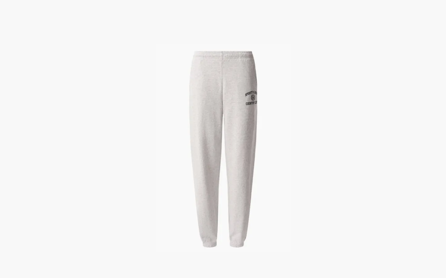 Sporty & Rich Varsity Crest Tapered Leg Pants «Gray»