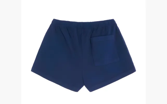 Одежда Sporty & Rich Rizzoli Logo Printed Track Shorts «Navy Blue» sinie