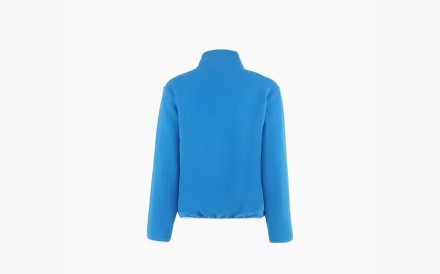 Одежда Sporty & Rich Logo Embroidered High Neck Sweatshirt «Blue» sinie