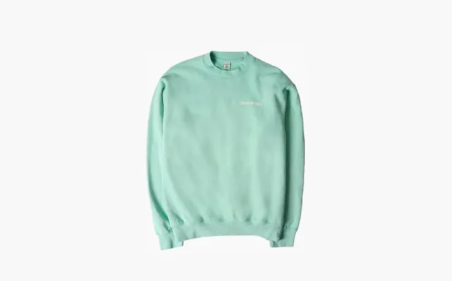 Одежда Sporty & Rich Self Love Club Sweatshirt  «Jade/Cream» zelyenye