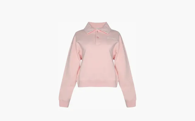 Одежда Sporty & Rich Rizzoli Cropped Polo «Ballet Pink/White» rozovye