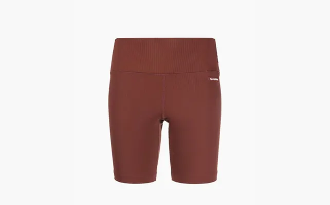 Одежда Sporty & Rich Logo Ribbed Biker Shorts WMNS «Red» krasnye 