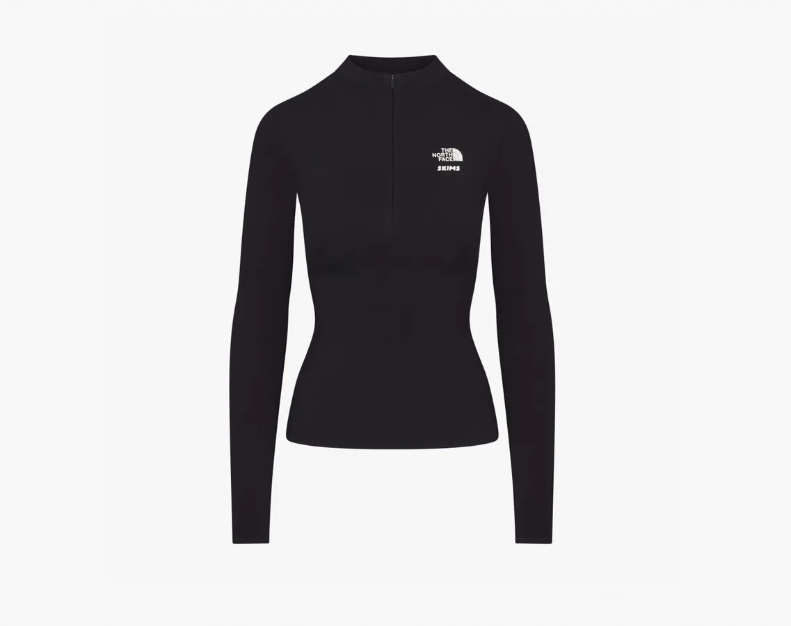 The North Face x Skims Refina Long Sleeve Top «Onyx»