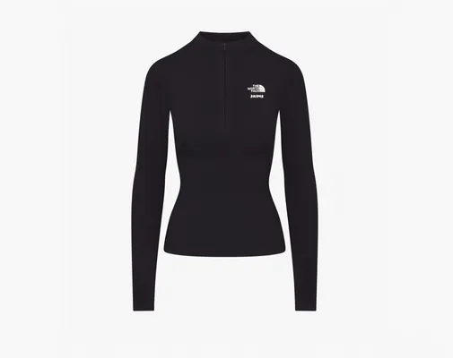 Одежда The North Face x Skims Refina Long Sleeve Top «Onyx» chyernye