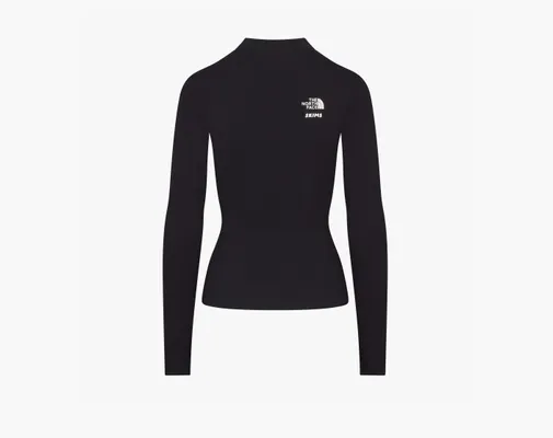 Одежда The North Face x Skims Refina Long Sleeve Top «Onyx» chyernye