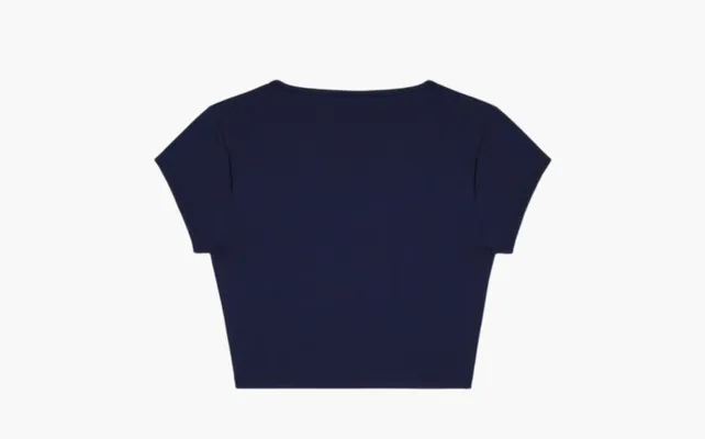 Одежда Sporty & Rich Activewear Serif Logo Training Tee WMNS «Marine Blue» sinie