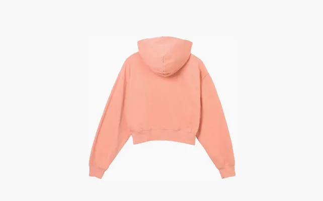 Одежда Sporty & Rich Wellness Ivy Cropped Hoodie «Salmon/White» rozovye