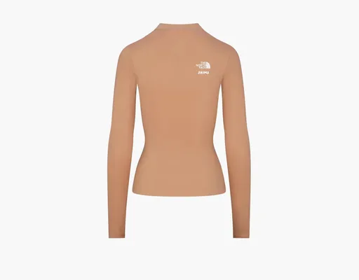 Одежда The North Face x Skims Refina Long Sleeve Top «Ochre» bezhevye