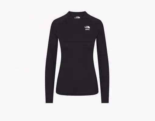Одежда Skims x The North Face Dotknit Long Sleeve Top «Onyx» chyernye
