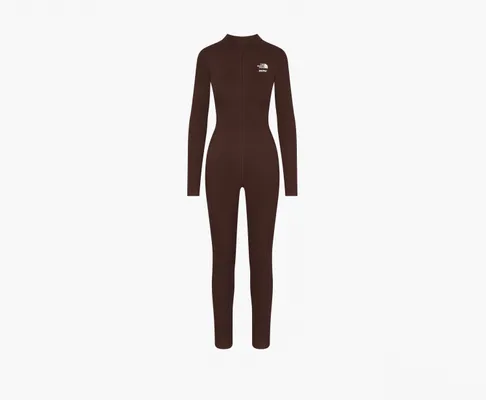  The North Face x Skims Refina Bodysuit «Cocoa» korichnevye