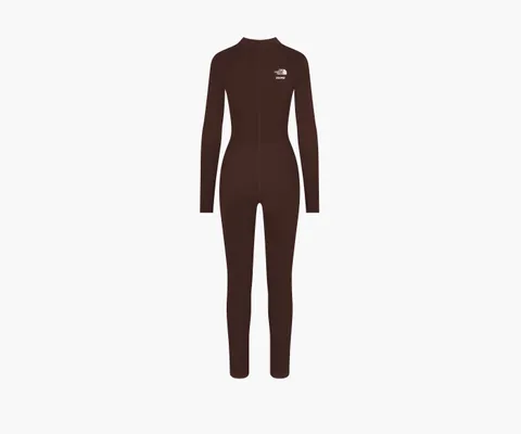  The North Face x Skims Refina Bodysuit «Cocoa» korichnevye