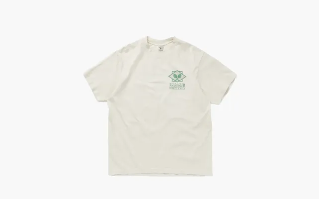 Одежда Sporty & Rich Public Racquet Club Short-Sleeve T-Shirt «Cream» kremovye