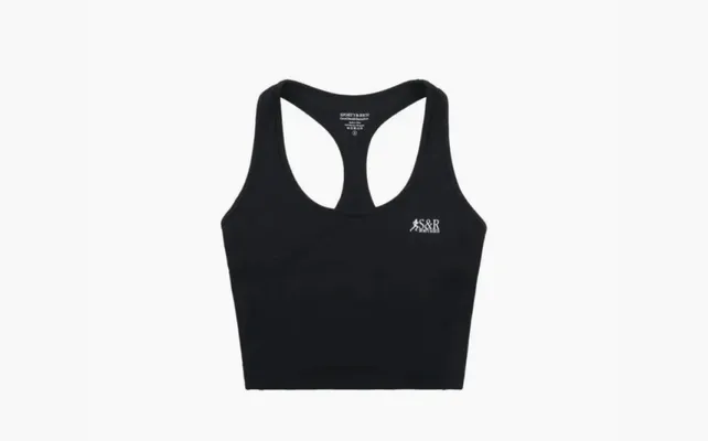 Одежда Sporty & Rich SR Runner Tank TOP «Black» chyernye