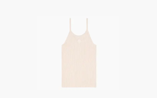 Одежда Sporty & Rich Srhwc Ribbed Tank Top «Cream» kremovye