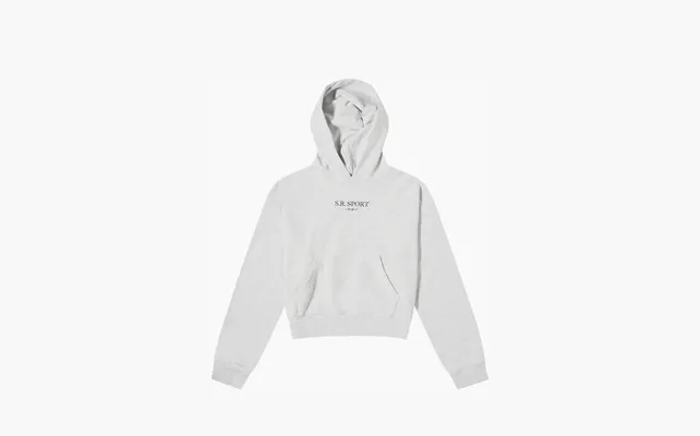 Одежда Sporty & Rich Sport Cropped Hoodie «Heather Grey» serye