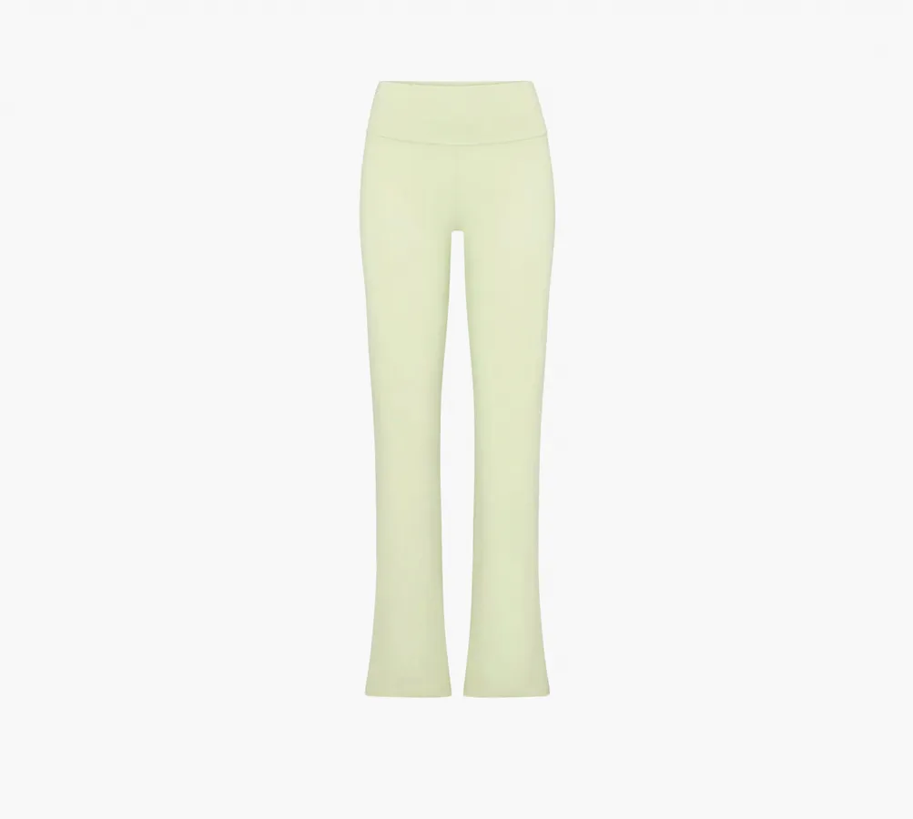 Skims Cotton Jersey Foldover Pant «Pistachio»