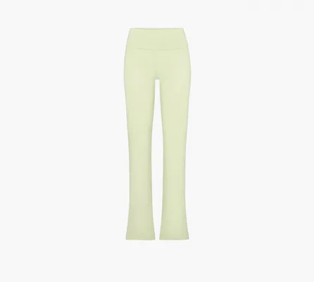 Одежда Skims Cotton Jersey Foldover Pant «Pistachio» zelyenye
