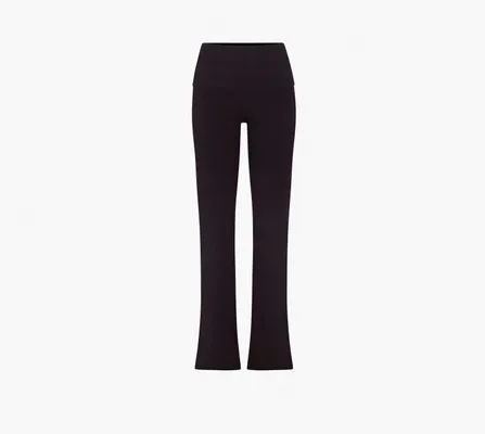 Одежда Skims Cotton Jersey Foldover Pant «Soot» chyernye