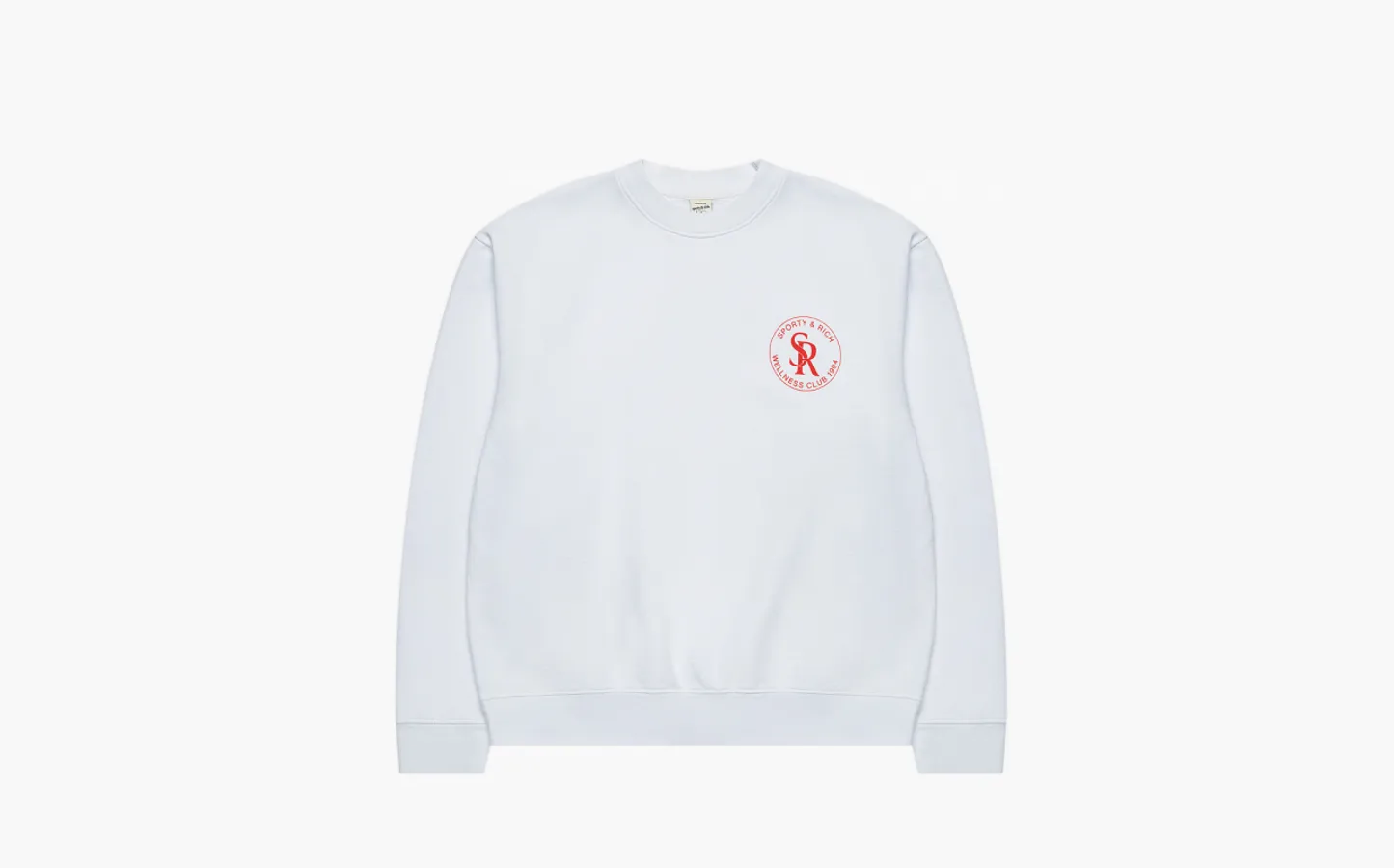Sporty & Rich Logo Motif Print Sweatshirt «White»