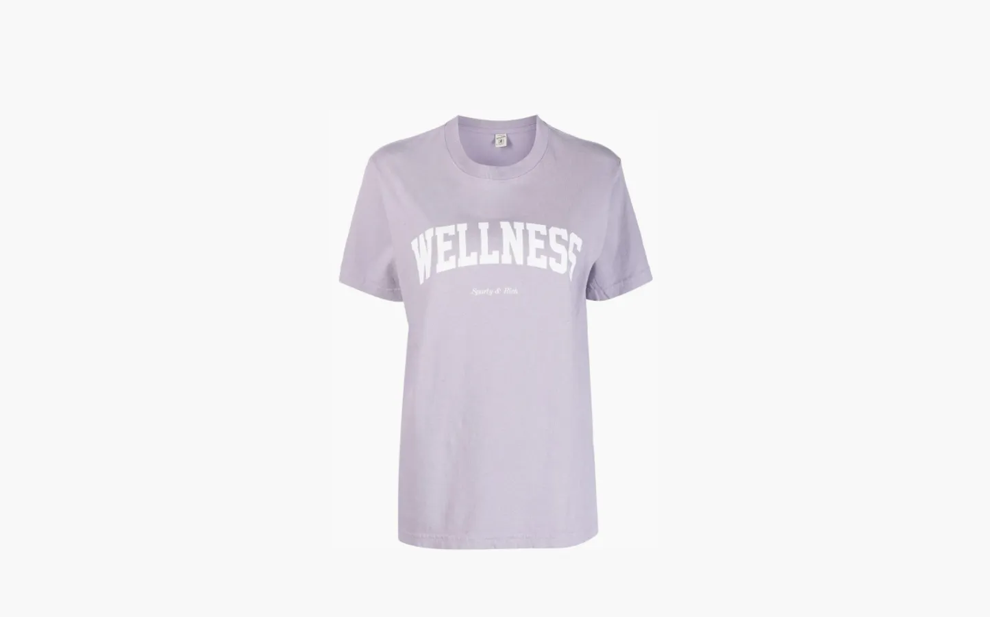 Sporty & Rich Wellness logo-print T-shirt «Purple»