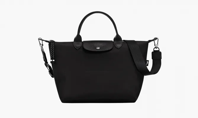  Longchamp Le Pliage Energy Bag «Black» chyernye