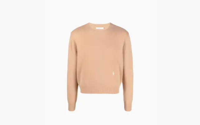 Одежда Sporty & Rich Long-sleeve Knitted Jumper «Camel» korichnevye