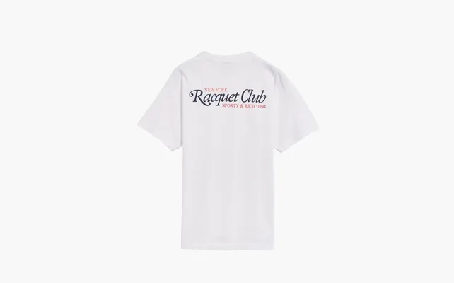 Одежда Sporty & Rich 94 Racquet Club Unisex T-Shirt «White» belye