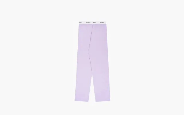 Одежда Sporty & Rich Serif Logo Pyjama Pants «Lilac/White» fioletovye