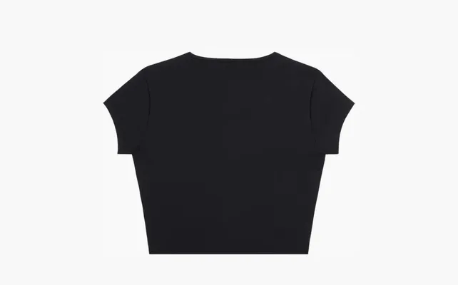 Одежда orty & Rich Club Logo Cropped Active T-Shirt WMNS «Black/White» chyernye