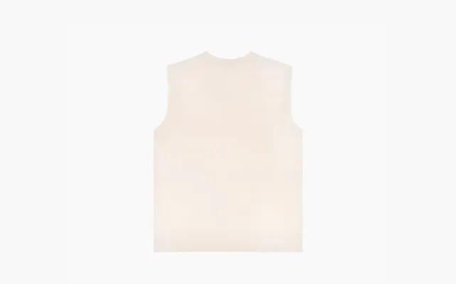 Одежда Sporty & Rich Bardot Logo-print Cotton Vest «Ecru» кремовый