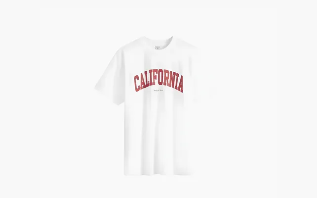 Одежда Sporty & Rich T-Shirt California «White» belye