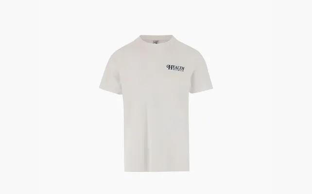 Одежда Sporty & Rich 70s Health Logo-print T-shirt «White» belye