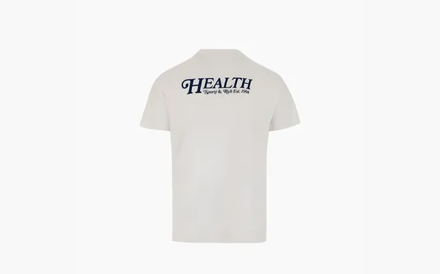 Одежда Sporty & Rich 70s Health Logo-print T-shirt «White» belye