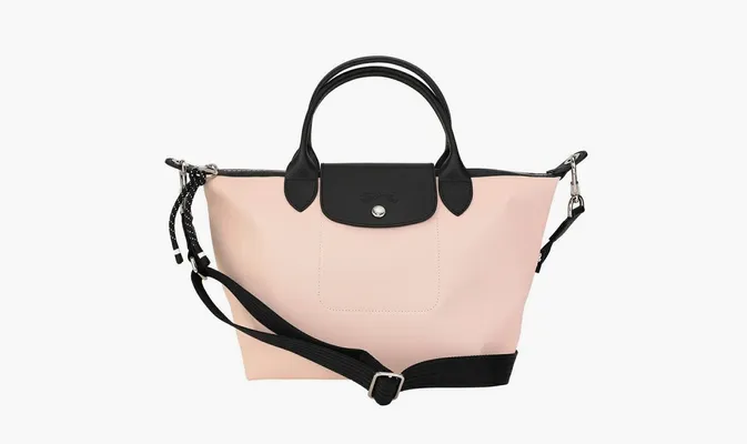  Longchamp Le Pliage Energy Handbag «Nude - Recycled Canvas» kremovye
