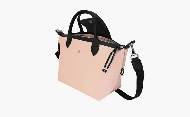  Longchamp Le Pliage Energy Handbag «Nude - Recycled Canvas» kremovye