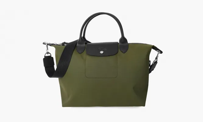  Longchamp Le Pliage Energy Top Handle Bag «Khaki» zelyenye