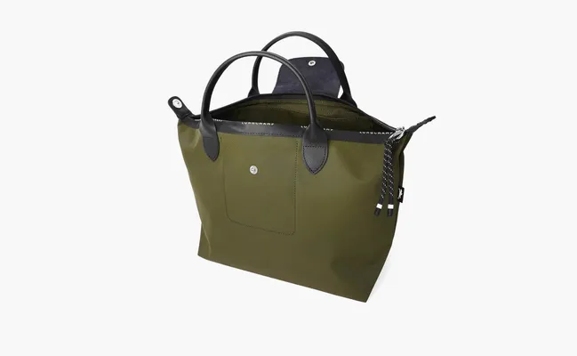  Longchamp Le Pliage Energy Top Handle Bag «Khaki» zelyenye