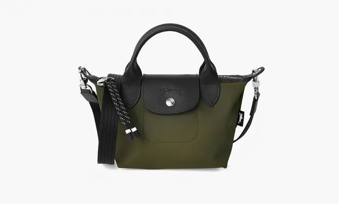  Longchamp Le Pliage Energy Small Bag «Khaki» zelyenye