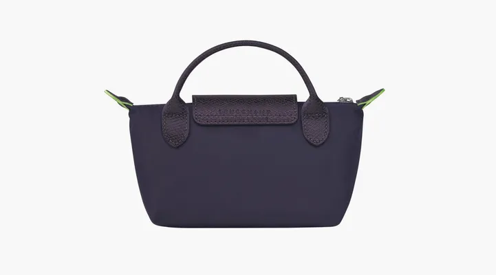  Longchamp Le Pliage Green Pouch «Bilberry - Canvas» fioletovye