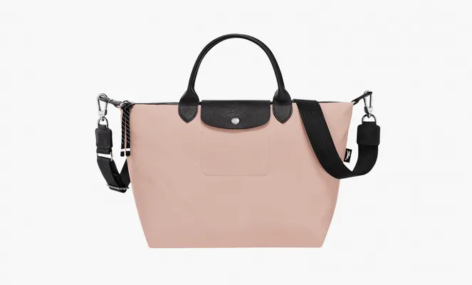  Longchamp Le Pliage Energy Bag «Nude - Recycled Canvas» kremovye