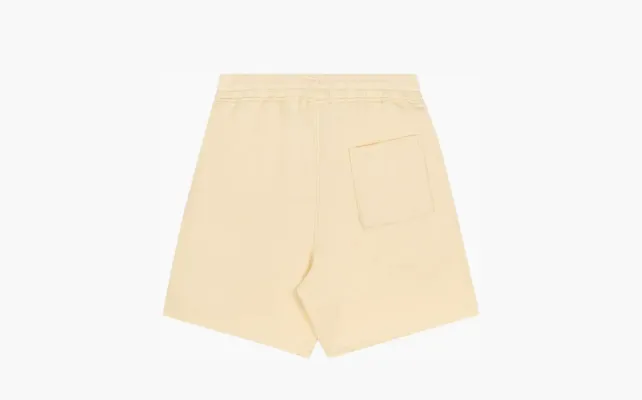 Одежда Sporty & Rich Serif Logo Soft Gym Shorts «Almond/Navy» zhyeltye