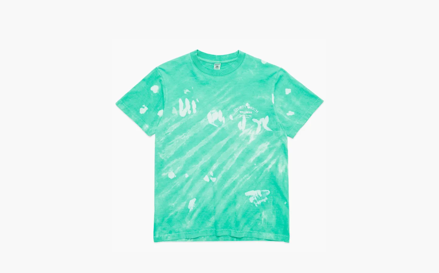 Sporty & Rich Wellness Studio Tie Dye T Shirt «Green»
